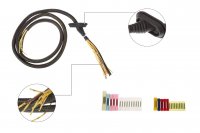 KABELBOOM REPARATIE KIT ACHTERKLEP LINKS BMW E61 + NRS OP KABEL (1ST)