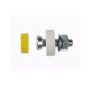 KENTEKENPLAATBOUT MET KAP, MOER EN 2X RING M6X20 (100ST)