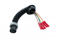 KIT DE RÉPARATION DE FAISCEAU DE CÂBLES PORTE ARRIÈRE + PROTECTION EN CAOUTCHOUC OPEL (1PC