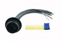 KIT DE RÉPARATION DE FAISCEAU DE CÂBLES PORTE ARRIÈRE SANS PROTECTION EN CAOUTCHOUC VW (1P