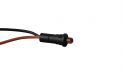 lampe tmoin rouge clignotant indicateur led avec fil 1pc