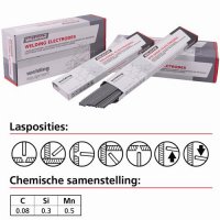 LASELEKTRODE E 6013 S Ø 4,00 X 350 2KG (1ST) LASELEKTRODE E 6013 S Ø 4,00 X 350 2KG (1ST)