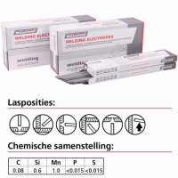 LASELEKTRODE E 7018 Ø 3,25 X 350 2KG (1ST) LASELEKTRODE E 7018 Ø 3,25 X 350 2KG (1ST)