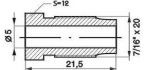 mamelon de conduite de frein 71620uncx215mm sw12 5mm 1pc