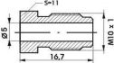 mamelon de conduite de frein m10x1x167mm sw11 5mm 96020 1pc