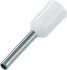 manchon dextrmit de cble blanc 05mm longueur8 20pc