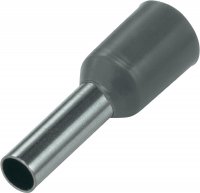 MANCHON D‘EXTRÉMITÉ DE FIL GRIS 0.75MM² LONGUEUR = 8 (100PCS)
