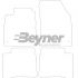 mat set needle felt black hyundai sonata iii 1998 2001