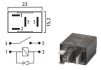 micro contact maak relais 24v 10a met diode 1st