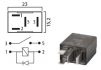 micro contact make relay 24v 10a with diode 1pc