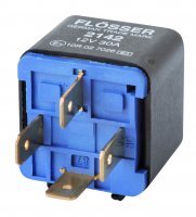 MINI CONTACT MAKE RELAY 12V 30A AVEC RESISTANCE 4 POLES (1PC) MINI CONTACT MAKE RELAY 12V 30A AVEC RESISTANCE 4 POLES (1PC)