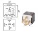 mini relais de changement 24v 20 30a 5 ples 1pc