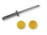 no plate blind rivet triform aluminium with yellow cover 48x205mm 100pcs