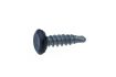 no plate screw antitheft black 6x23 20pcs