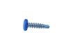 no plate screw antitheft blue 6x23 20pcs