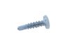 no plate screw antitheft white 6x23 20pcs