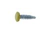 no plate screw antitheft yellow 6x23 50pcs