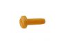 NO. PLATE SCREW POLYAMIDE YELLOW M6X20 (100PCS)