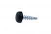 number plate cap nylon black 5pcs