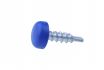 number plate cap nylon blue 5pcs