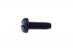 number plate screw plastic black m6x20 5pcs