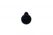 number plate screw plastic black m6x20 5pcs