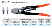 OUTILS DE SERTISSAGE POUR TERMINAUX ISOLÉS 0,5-6,0MM2 (1PC)