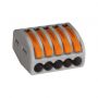 PINCE DE RACCORDEMENT WAGO 5X2.5MM2 GRIS (25) PINCE DE RACCORDEMENT WAGO 5X2.5MM2 GRIS (25)