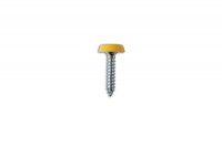 POLYTOPS NUMBER PLATE SCREWS YELLOW (4,8X19) NO.10X3/4 (100PCS) POLYTOPS NUMBER PLATE SCREWS YELLOW (4,8X19) NO.10X3/4 (100PCS)
