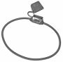 PORTE-FUSIBLE FUSIBLE ENFICHABLE NORM FIL NOIR 3,0MM (1PC)