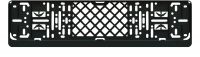 porteplaque dimmatriculation 31004 avec bordure imprime en 2 couleurs 1pc