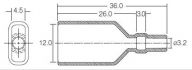 pvc cover for terminals transparent 95 100pcs