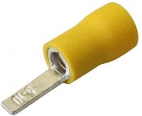 PVC INSULATED BLADE TERMINALS YELLOW 2,8X10 (5PCS)