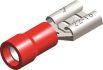 pvc insulated male bullet disconnectors red 40 100pcs