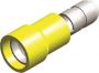 PVC INSULATED MALE BULLET DISCONNECTORS YELLOW 5.0 (25PCS)