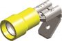 PVC INSULATED PIGGY BACK DISCONNECTORS YELLOW 6,8X0,8 (25PCS)