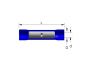 pvc kabelschoen standaard verbinder blauw 15x25 100