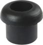 PVC PASSE-FIL AVEC BRIDE OUVERT NOIR 10X14X18MM (h=10/15) (20ST)