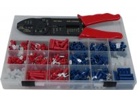 PVC PRE-INSUL TERMINALS + MULTI-TOOL 500 PCS (1PC) PVC PRE-INSUL TERMINALS + MULTI-TOOL 500 PCS (1PC)