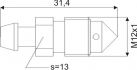 remontluchtingsnippel m2x1x314mm sw13 1st