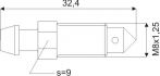 remontluchtingsnippel m8x125x324mm sw9 1st