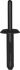 rivet aveugle plastique noir 60x315 diamtre17 100pc