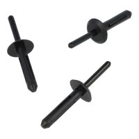 RIVET AVEUGLE PLASTIQUE NOIR 6,0X31,5 DIAMÈTRE=17 (20PC)