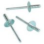 RIVET LARGE DOME HEAD ALU/STEEL 4,0X10MM D=12 (6,5-8,5) (20PCS)