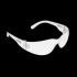 safety glasses clear polycarbonate lens with antiscratch coating 1pc