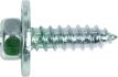 sheet metal screw hexagon head captive washer zinc plated 56x1915 no12x34100pcs