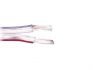 speaker cable 2 x 400 mm transparent red 100 meter 1pc