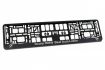support de plaque dimmatriculation 3d avec lettres dapprovisionnement en chrome imprime