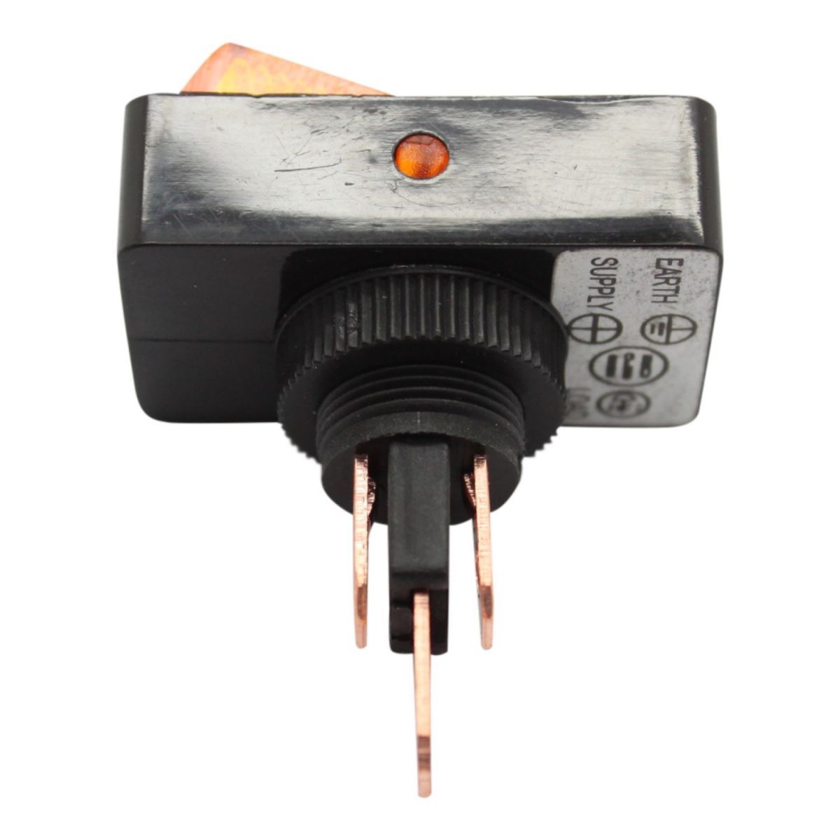 switch rechtangular round hole amber 1pc switch rechtangular round hole amber 1pc