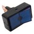 switch rechtangular round hole blue 1pc